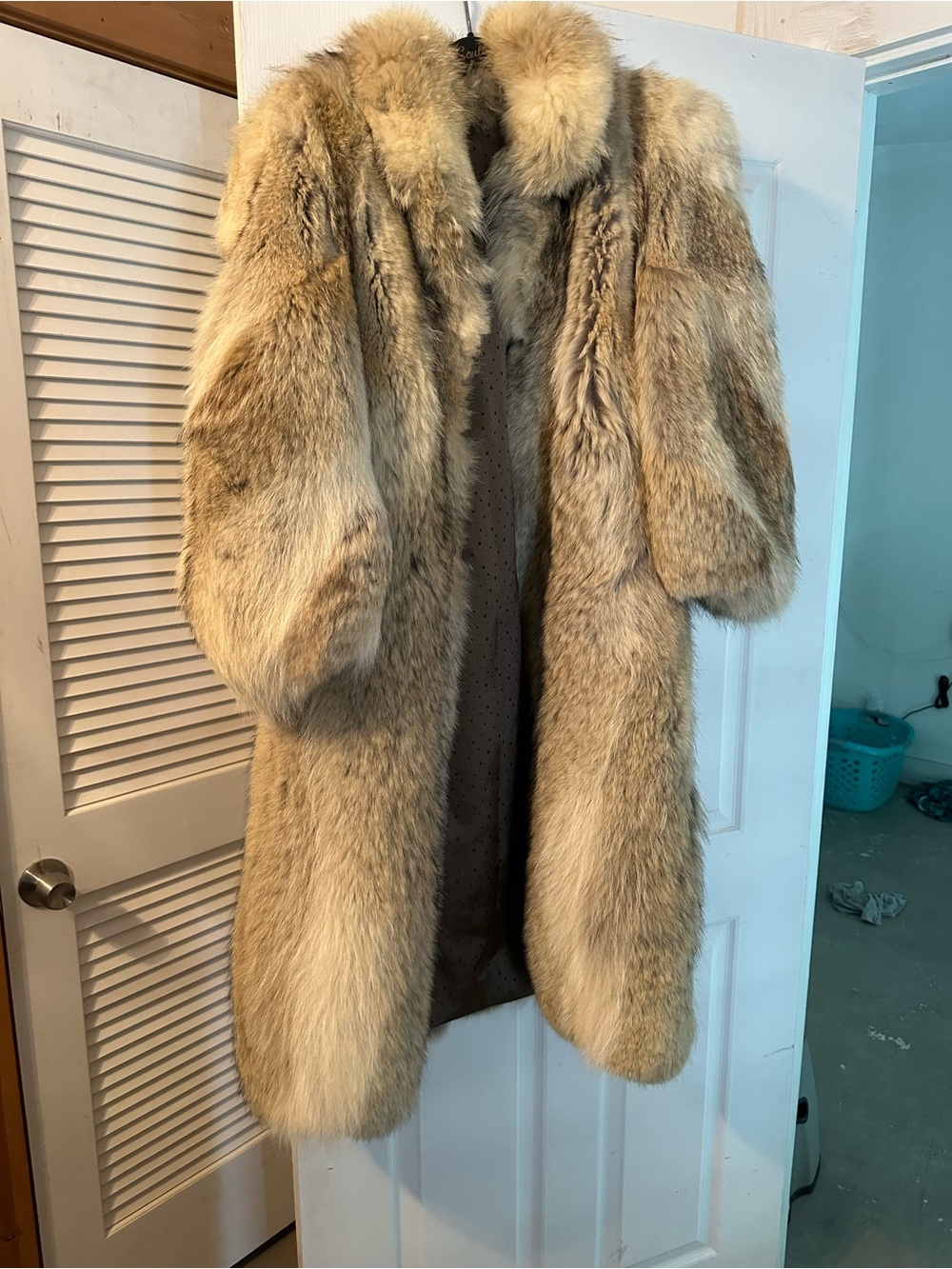 Full-Length Coyote Fur Coat
